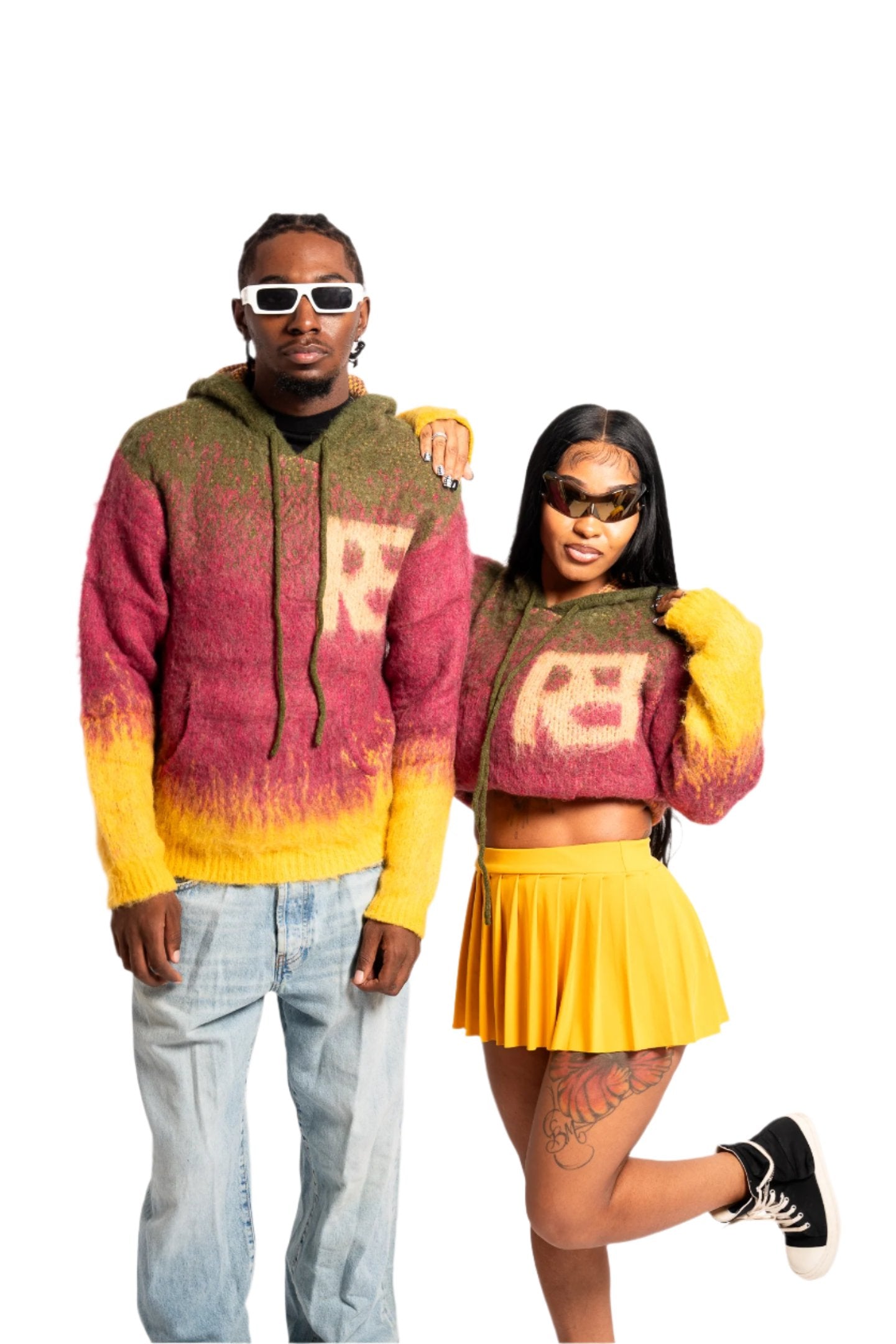 Mohair Gradient Pullover